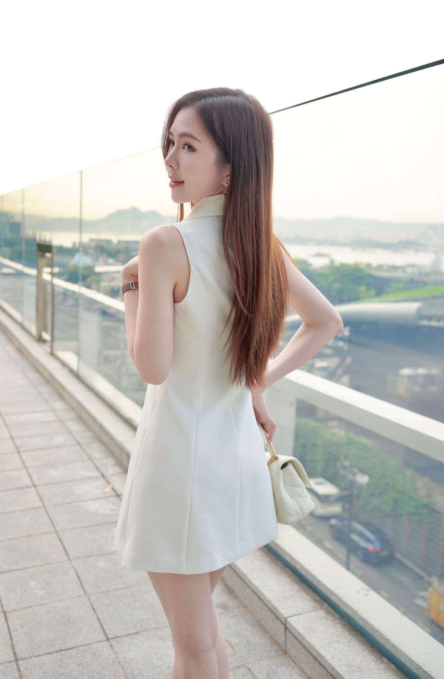 White Suit Dress