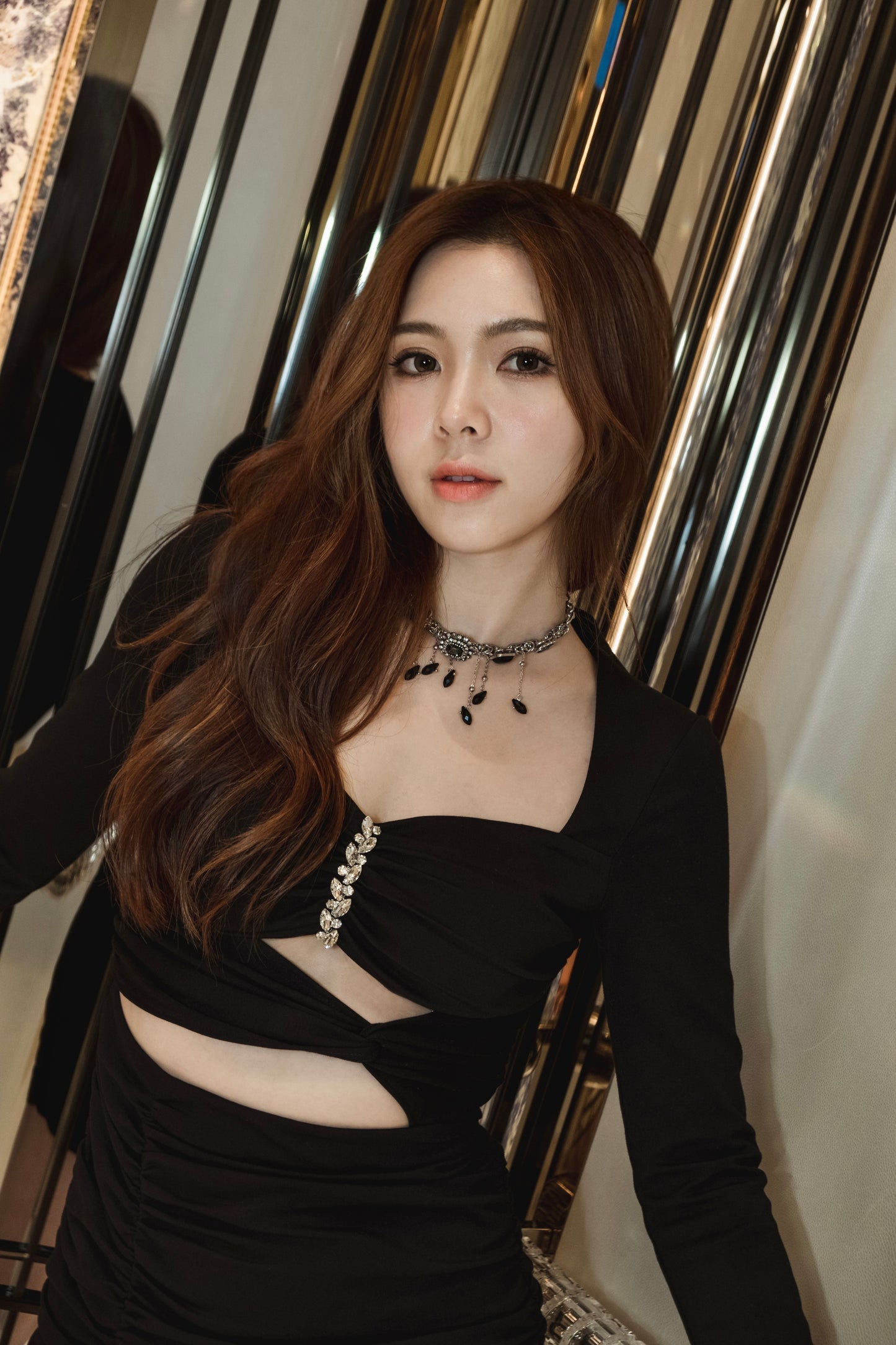 Black Cutout Dress