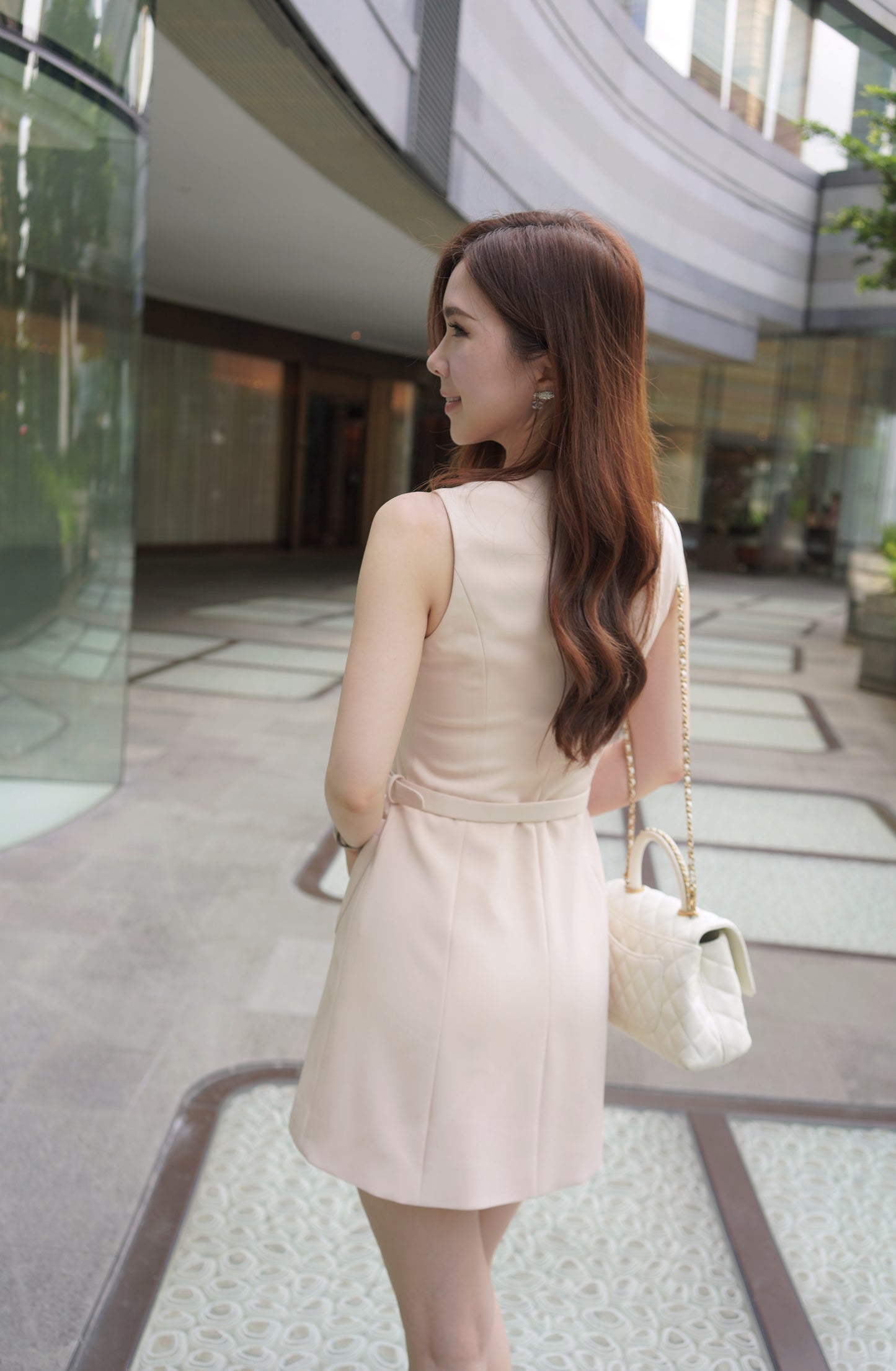 Belted Dress With Pockets