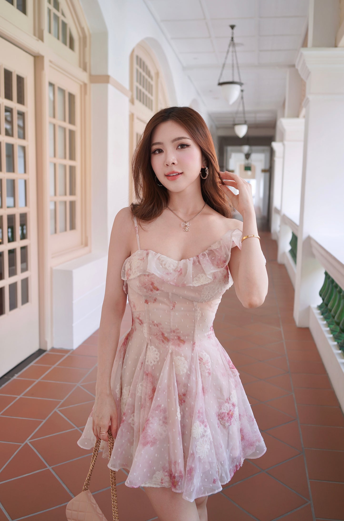 Floral Print Slouchy Dress
