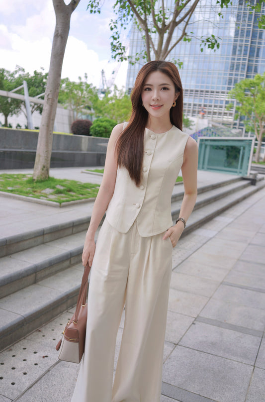 Beige Trouser Pant