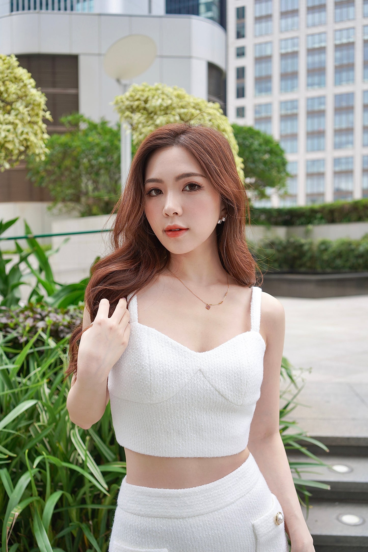 White Woolen Top