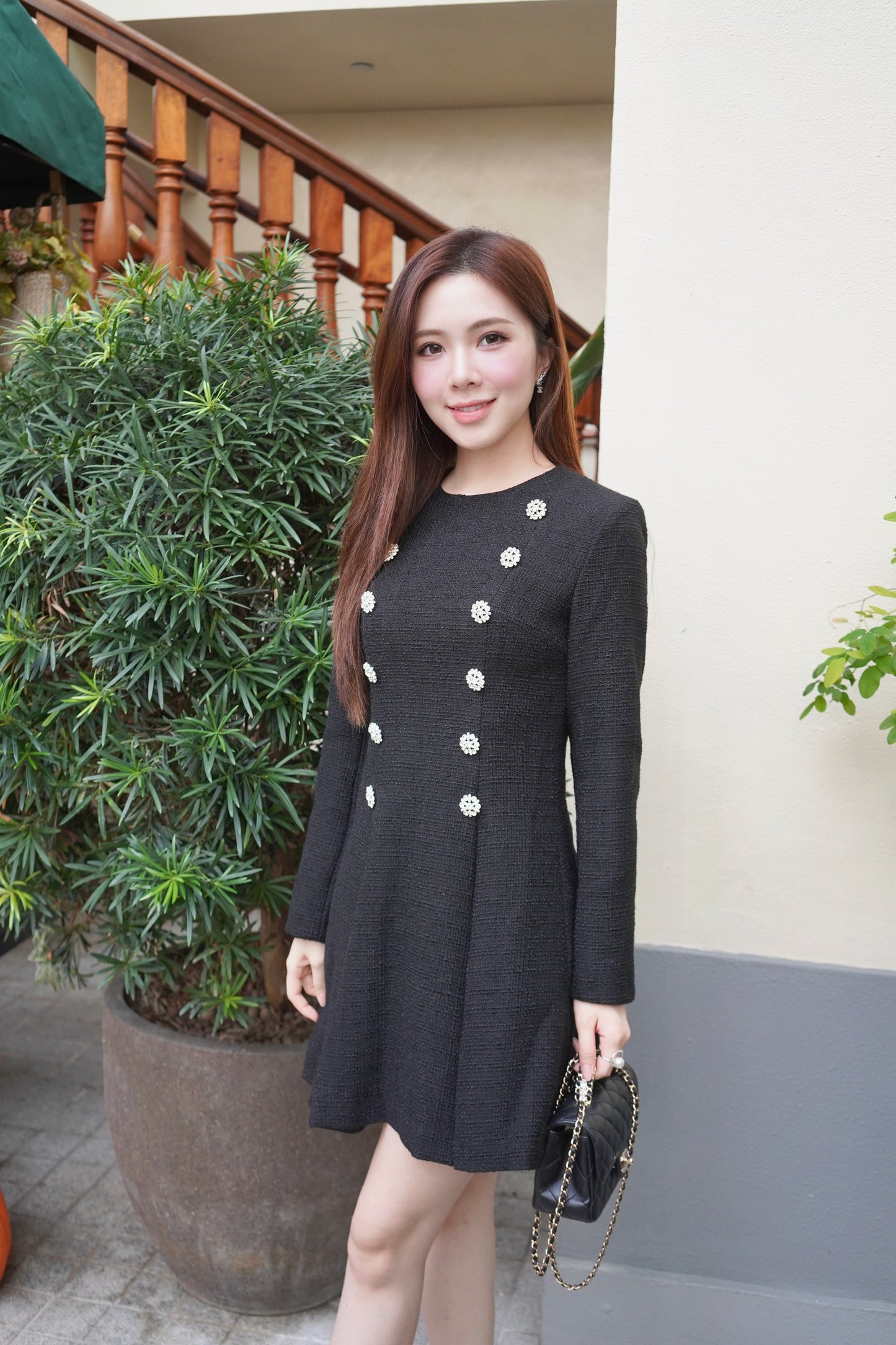 Black Tweed Dress