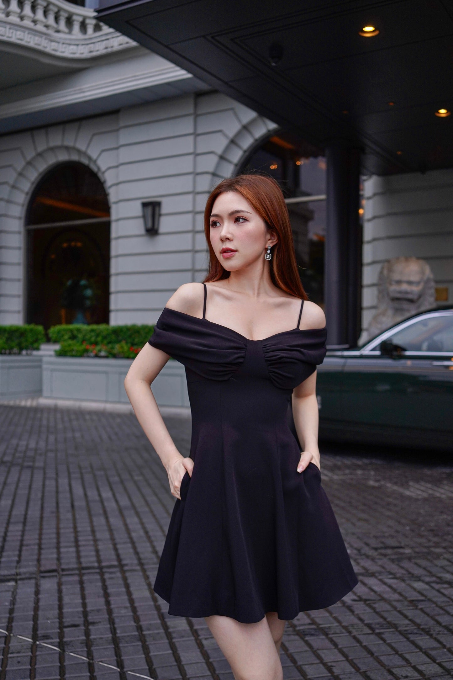 Flexo Black Dress