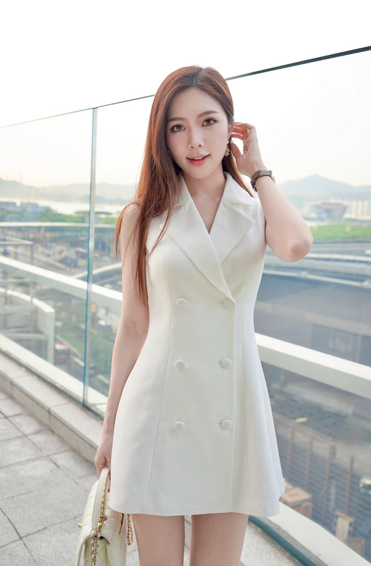 White Suit Dress