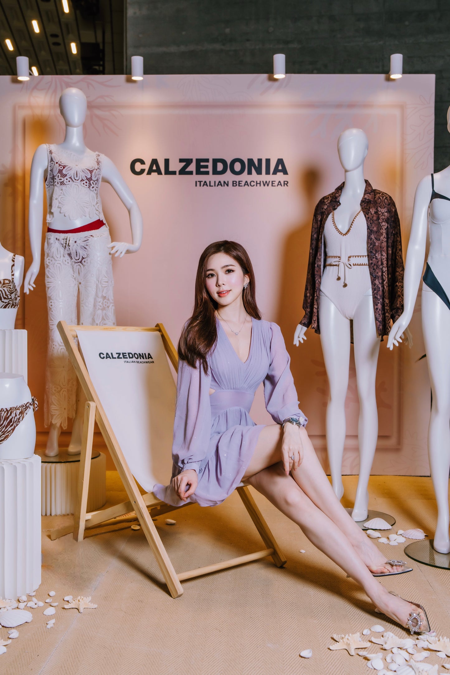 Lavender Waistless Dress