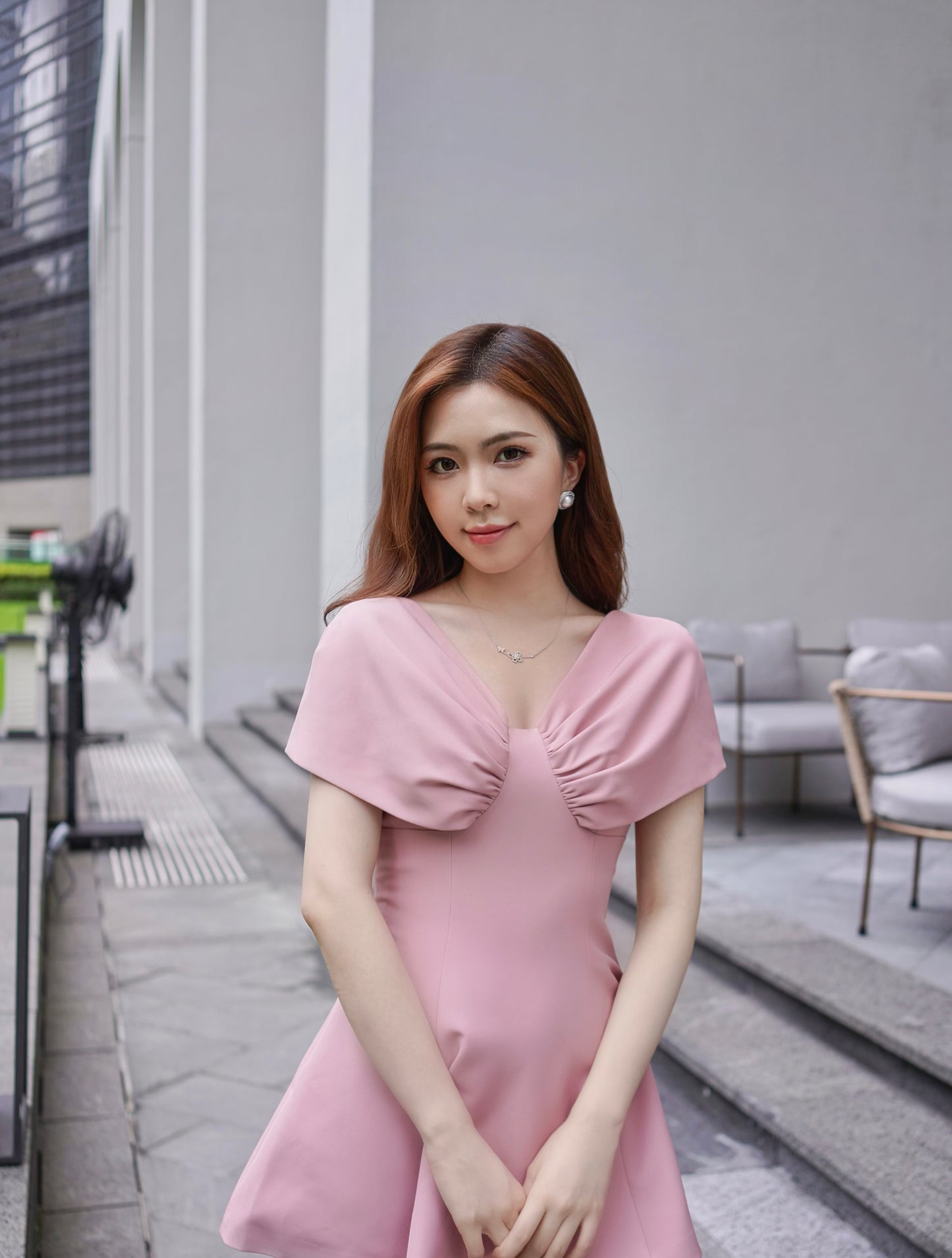 Flexo Pink Dress